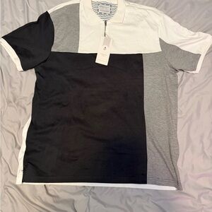 Denim & Flower Colorblock Polo Shirt